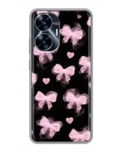 Чехол для Realme C55 с картинкой «Геометрия банта»
