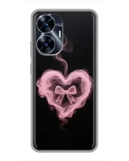 Чохол для Realme C55 з картинкою «Димчасте серце»