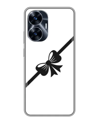 Чехол для Realme C55 с картинкой «Диагональный бант»