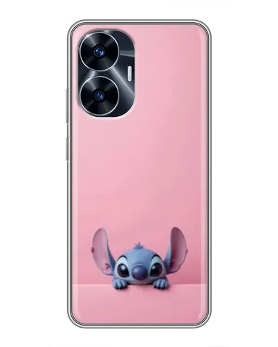Чохол для Realme C55 з картинкою «Stitch визирає»