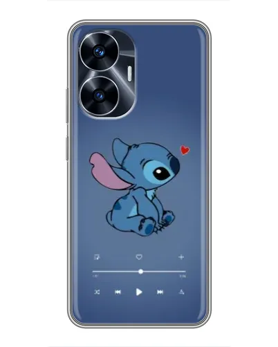 Чохол для Realme C55 з картинкою «Музичний Stitch»