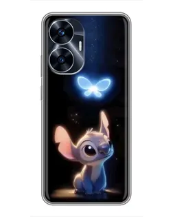 Чохол для Realme C55 з картинкою «Сяючий Стіч»