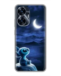 Чохол для Realme C55 з картинкою «Місячна ніч Стіча»