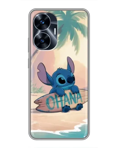 Чохол для Realme C55 з картинкою «Стіч на серфі»