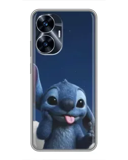 Чохол для Realme C55 з картинкою «Стіч у хмарах»