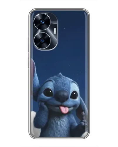 Чохол для Realme C55 з картинкою «Стіч у хмарах»