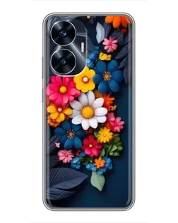 Чохол для Realme C55 з картинкою «Квіткова феєрія» Чохол для Realme C55 з картинкою «Квіткова феєрія»