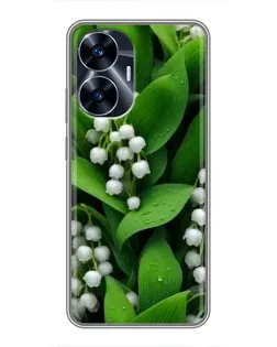 Чохол для Realme C55 з картинкою «Конвалії в зелені» Чохол для Realme C55 з картинкою «Конвалії в зелені»