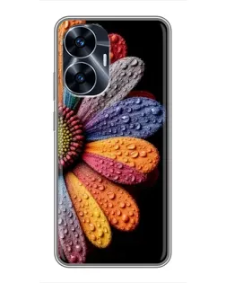 Чохол для Realme C55 з картинкою «Райдужна квітка» Чохол для Realme C55 з картинкою «Райдужна квітка»