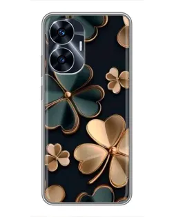 Чохол для Realme C55 з картинкою «Конюшина в золоті» Чохол для Realme C55 з картинкою «Конюшина в золоті»