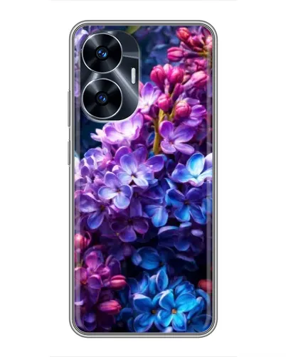 Чохол для Realme C55 з картинкою «Бузковий цвіт»