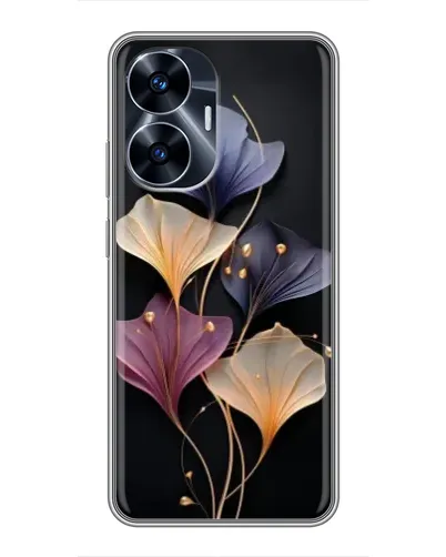 Чохол для Realme C55 з картинкою «Лілові квіти грації»