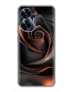 Чохол для Realme C55 з картинкою «Шовкова чорна троянда» Чохол для Realme C55 з картинкою «Шовкова чорна троянда»