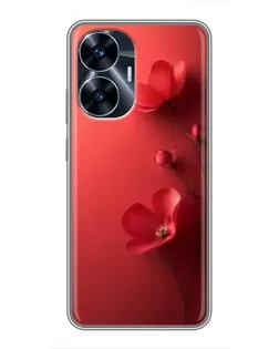 Чохол для Realme C55 з картинкою «Макові суцвіття» Чохол для Realme C55 з картинкою «Макові суцвіття»
