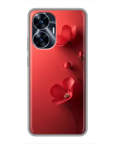 Чохол для Realme C55 з картинкою «Макові суцвіття»