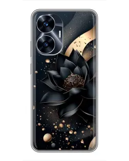 Чохол для Realme C55 з картинкою «Чорний лотос» Чохол для Realme C55 з картинкою «Чорний лотос»