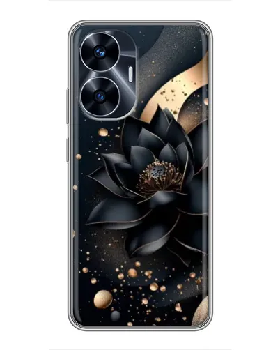 Чохол для Realme C55 з картинкою «Чорний лотос»