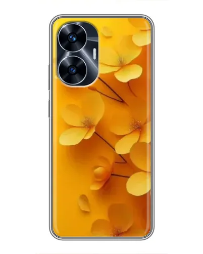 Чохол для Realme C55 з картинкою «Золоті пелюстки»