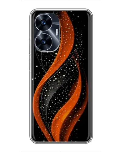 Чехол для Realme C55 с картинкой «Огненная звездная волна» Чехол для Realme C55 с картинкой «Огненная звездная волна»
