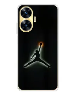 Чохол для Realme C56 з картинкою «Jordan Gradient Logo»