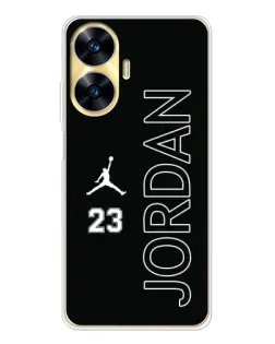 Чехол для Realme C56 с картинкой «Jordan Vertical»