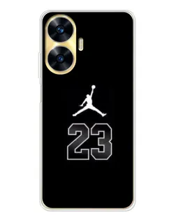 Чехол для Realme C56 с картинкой «Jordan Flight 23»