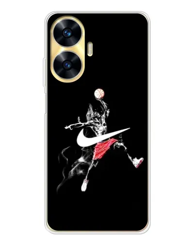 Чехол для Realme C56 с картинкой «Jordan Jumpman»