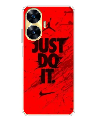 Чехол для Realme C56 с картинкой «Nike Just Do It»