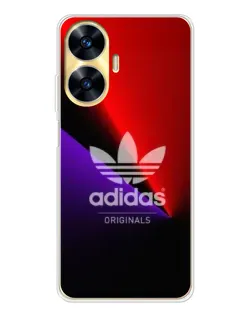 Чохол для Realme C56 з картинкою «Adidas Red Neon»
