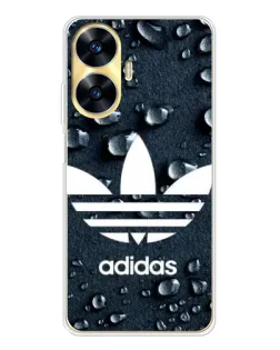 Чохол для Realme C56 з картинкою «Adidas Trefoil Blue»