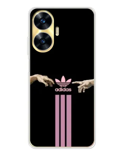 Чехол для Realme C56 с картинкой «Adidas Hands» Чехол для Realme C56 с картинкой «Adidas Hands»
