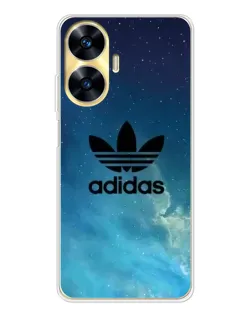 Чехол для Realme C56 с картинкой «Adidas Stone Logo»