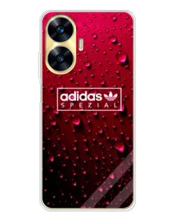 Чехол для Realme C56 с картинкой «Adidas Gold Marble»