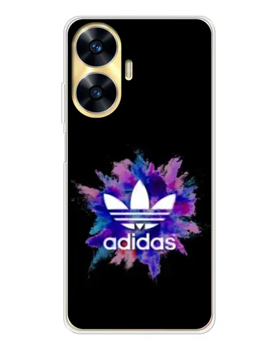 Чехол для Realme C56 с картинкой «Взрыв красок Adidas» Чехол для Realme C56 с картинкой «Взрыв красок Adidas»