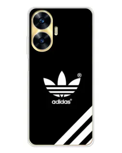 Чехол для Realme C56 с картинкой «Adidas с диагональными полосами»