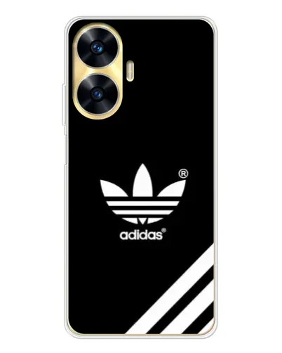 Чехол для Realme C56 с картинкой «Adidas с диагональными полосами» Чехол для Realme C56 с картинкой «Adidas с диагональными полосами»
