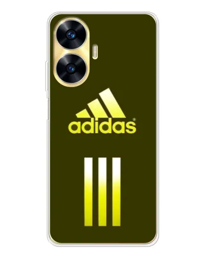 Чехол для Realme C56 с картинкой «Оливковый градиент Adidas» Чехол для Realme C56 с картинкой «Оливковый градиент Adidas»