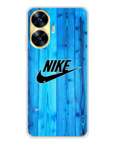 Чехол для Realme C56 с картинкой «Голубое дерево Nike»