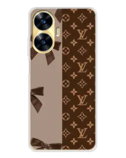 Чехол для Realme C56 с картинкой «Louis Vuitton — банты»