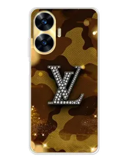 Чехол для Realme C56 с картинкой «Камуфляжный Louis Vuitton»