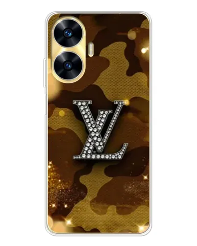 Чехол для Realme C56 с картинкой «Камуфляжный Louis Vuitton»