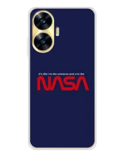 Чехол для Realme C56 с картинкой «NASA — глубокий космос»