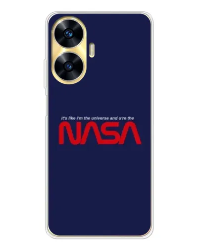 Чехол для Realme C56 с картинкой «NASA — глубокий космос»