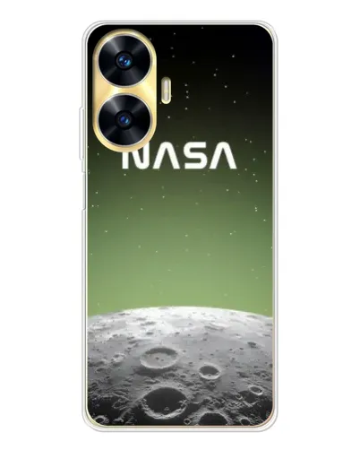 Чехол для Realme C56 с картинкой «NASA — лунный градиент»