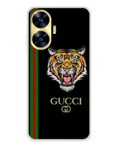 Чехол для Realme C56 с картинкой «Тигр Gucci»