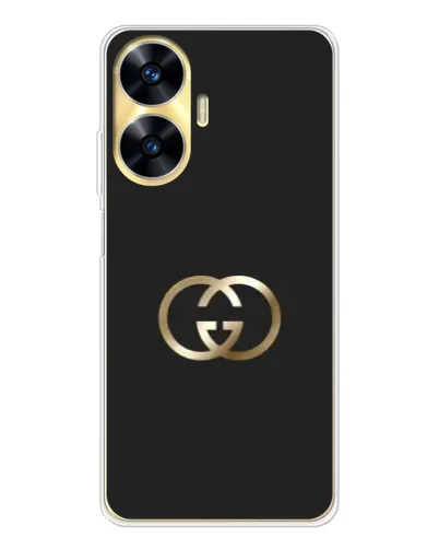 Чехол для Realme C56 с картинкой «Минимализм Gucci»