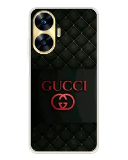 Чехол для Realme C56 с картинкой «Gucci — стеганый черный»