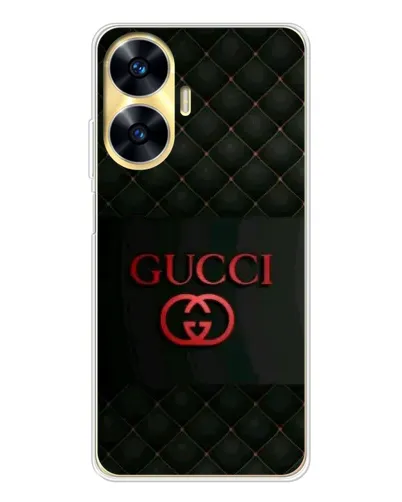 Чехол для Realme C56 с картинкой «Gucci — стеганый черный»