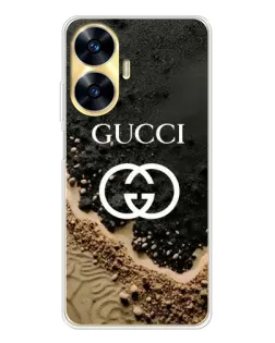 Чехол для Realme C56 с картинкой «Gucci — песчаные дюны»