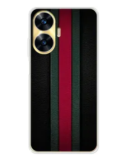 Чехол для Realme C56 с картинкой «Gucci — неоновая линия»
